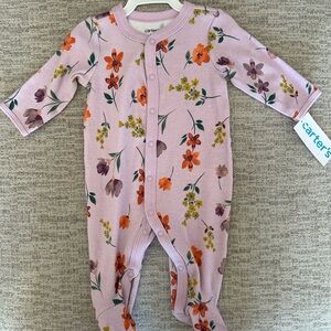 Carter's Pink Floral Sleep & Play Sleeper
